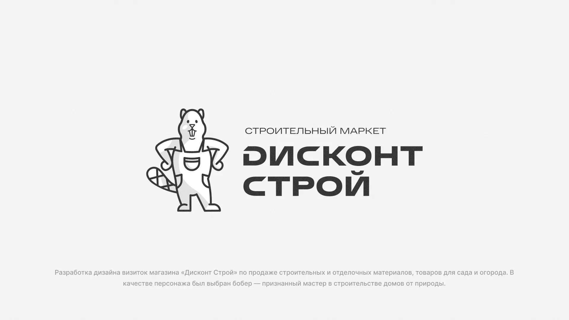 Разработка дизайна визиток магазина «Дисконт Строй» в Сысерти